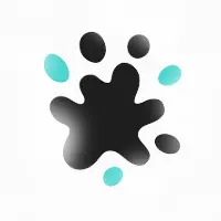 Stain removal service symbol with splash mark