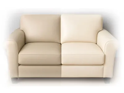 Leather sofa cleaned and conditioned